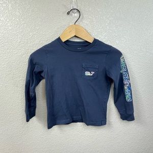 Vineyard Vines blue long sleeve shirt size 4T